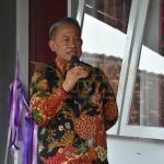 Gedung SMSI telah Diresmikan Wakil Wali Kota Metro di Kelurahan Yosorejo Wakil Wali Kota Metro, Djohan, memberi sambutan Peresmian Gedung SMSI