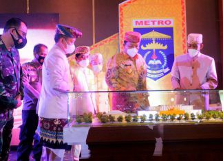 Gedung Sesat Agung Bumi Sai Wawai Diresmikan Gubernur Lampung Arinal Djunaidi