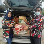 LMP MADA Provinsi Kepri Beri Bantuan Sembako Korban Banjir