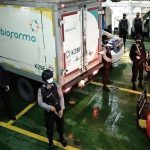 Dikawal Ketat, 31 Ribu Dosis Vaksin Corona Tiba di Bali Foto : Istimewa