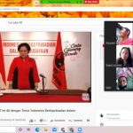 Perayaan HUT ke-48 PDI Perjuangan, Megawati Berbelasungkawa Jatuhnya Pesawat Sriwijaya Air Ketua Umum PDI Perjuangan Megawati Soekarnoputri saat memberi sambutan perayaan HUT ke-48 PDIP melalui live zoom meeting