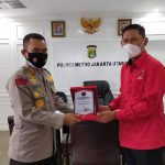 Wujudkan Situasi Kondusif, Jajaran DPC PDIP Jakarta Utara Sambangi Kapolres