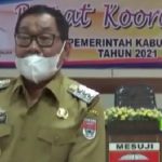 Bupati, Wakil Bupati dan Sekda Siap Jadi Urutan Pertama, Kedua dan Ketiga untuk Divaksin Bupati Mesuji, H. Saply TH