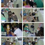 Ketua DPRD Mesuji Elfiana Jadi Orang Pertama Disuntik Vaksin Pelaksanaan suntik perdana vaksin sinovac wilayah Kabupaten Mesuji di RSUD Ragab Begawe Caram, Kamis (28/01/2021)