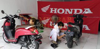 Resmikan Cabang di Gowa, Honda Ayam Jantan Adakan Service Gratis Honda Ayam Jantan Gowa, Sulawesi Selatan