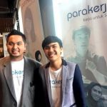 Parakerja, Startup Asal Batam Jadi yang Terbaik di Indonesia CEO Parakerja, Rezki Achyana bersama CFO Parakerja, Eko Syaiful (Foto:istimewa)