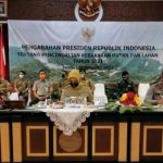 Danrem 042 Gapu Hadiri Rakornas Pengendalian Kebakaran Hutan dan Lahan Melalui Video Conference