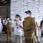 Menjamin Stok Beras, Gubernur Arinal Kunjungi Gudang Bulog Kanwil Lampung di Campang Raya