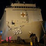 Penuh Rasa Bangga, Prajurit Lantamal VI Lepas KRI dr SHS-990 Menuju Pangkalan Koarmada II Surabaya KRI DR SHS-990