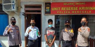 Polisi Tangkap Pria yang Sedang Asyik Konsumsi Narkotika di Menggala Dok.Istimewa