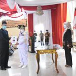 Sah! Dawam dan Azwar Hadi Pimpin Lampung Timur Serah Terima Jabatan dan Laporan Pelaksana Tugas Plh Bupati Lampung Timur.