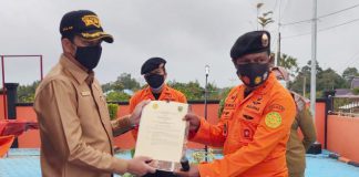 Sekda Natuna Serahkan Aset Hibah Tanah kepada Basarnas