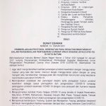 Teken Surat Edaran, Rudi Ajak Masyarakat Tetap Intensifkan Penerapan Prokes