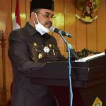 Rapat Paripurna Pemberhentian Bupati dan Wakil Bupati Karimun Masa Bakti 2016-2021