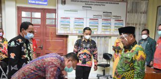 Marsan Menjadi Plt.Dinas Pendidikan Dan Kebudayaan Menggantikan Syahmin Saleh M Dawam Rahardjo menghadiri Serah Terima Jabatan Dinas Pendidikan dan Kebudayaan