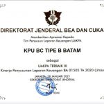 Bea Cukai Batam Raih Peringkat 3 Atas Kinerja Penyusunan Laporan Keuangan Se-Indonesia Bea Cukai Batam Raih Peringkat 3 Atas Kinerja Penyusunan Laporan Keuangan Se-Indonesia