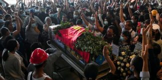 Mahasiswa Kristen Asia Pasifik Kecam Kudeta Militer Myanmar Korban demontrans menolak junta militer Myanmar | Foto: Istimewa