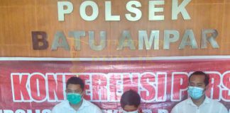 Polsek Batu Ampar Amankan Pelaku Curanmor Konferensi Pers Polsek Batu Ampar atas Kasus Curanmor