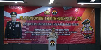 100 Hari Program Prioritas Jenderal Listyo Sigit, Humas Polri Gelar Pelatihan Konten Kreatif Kadiv Humas Polri Irjen Argo Yuwono