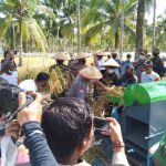 Bupati Tanjung Jabung Barat Hadiri Panen Raya Tanaman Padi di Kampung Tangguh Siginjai Bupati Tanjung Jabung Barat Hadiri Panen Raya Tanaman Padi di Kampung Tangguh Siginjai