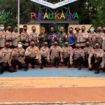Sertifikasi Selam Dit Polair Korpolairud Baharkam Polri di Pulau Karya Danramil 04/KS, Mayor Inf Ali Anwar Faola menghadiri acara pembukaan Latihan Selam Dit Polair Korpolairud Baharkam Polri di Pulau Karya Kelurahan Pulau Panggang Kecamatan Kepulauan Seribu Utara, Jumat (19/03/21).