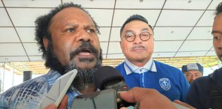 Bom Gereja Makassar, GAMKI Minta Umat Kristen Tenang Ketua Umum DPP GAMKI Willem Wandik | Foto: Istimewa