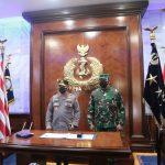 Kapolri dan KSAL Sepakat Tingkatkan Kerjasama Keamanan Perairan Laut