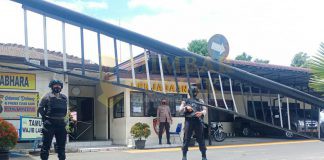 Antisipasi Aksi Terorisme, Polres Tanah Karo Tingkatkan Pengamanan personil polres tanah Karo antisipasi aksi terorisme