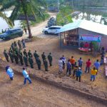 Menyatukan Aksi Nyata Menjaga Ketahanan Pangan, Danrem 031 Wirabima dan SantaNU Bersatu di Rumbai Ketua DPP Santri Tani Nahdlatul Ulama (SantaNu), Rusli Ahmad bersama Komandan Korem (Danrem) 031/Wira Bima, Brigjen TNI M Syech Ismed SE MHan bersama jajaran melaksanakan giat penanaman jagung, di Kelurahan Agrowisata, Kecamatan Rumbai.