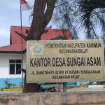 Kacabjari Tanjung Batu Diminta Periksa Proyek Semenisasi RT 08 Desa Sungai Asam Kantor Desa Sungai Asam