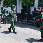 Wakasal Kunjungi Markas Sarang Petarung Yonmarhanlan VI Makassar