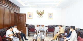 Ampek Usulkan Pengadilan Satu Pintu Tangani Sengketa Tanah Pertemuan Kabareskrim Komjen Agus Andrianto dengan Ketua umum Ampek Naldy Nazar Haroen SH didampingi sejumlah pengurus Selasa 27/4/2021.