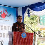 Pencanangan Pembangunan Zona Integritas Menuju WBK dan WBBM BNN Kabupaten Karo Dihadiri Oleh Wakil Bupati Karo Wakil Bupati Karo Saat Pidato di Kantor BNN Karo