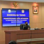 Segenap Perwira Lantamal IV dan Lanal Jajaran Ikuti Bintek Pembanggunan Zona Integritas Kadispen Lantamal IV Mayor Saul Jamlaay