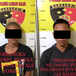 Dua Remaja Ditangkap Polsek Lubuk Baja Akibat Curi Motor