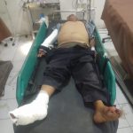 Pengendara Sepeda Motor Tanpa Plat Ditabrak Mobil Dinas Pendidikan Kota Medan Korban Tabrakan Sepeda Motor Dengan Kendaraan Roda empat Milik dinas pendidikan kota medan