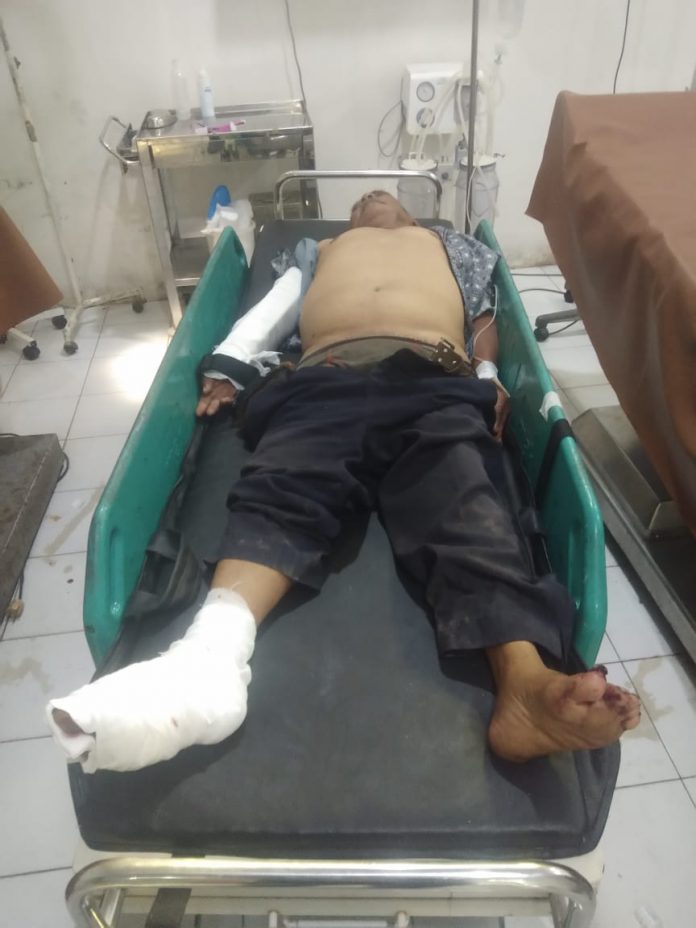 Korban Tabrakan Sepeda Motor Dengan Kendaraan Roda empat Milik dinas pendidikan kota medan