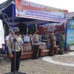 Wakil Bupati Karo Pimpin Apel Gelar Pasukan Operasi “KETUPAT TOBA 2021” Wakil Bupati Karo Apel Gabungan