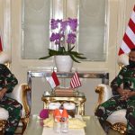 Dankormar Terima Laporan Kenaikan Pangkat Mayjen TNI (MAR) Purnomo Komandan Korps Marinir (Dankormar) Mayjen TNI (Mar) Suhartono secara langsung menerima laporan kenaikan pangkat Perwira Tinggi (Pati) Korps Marinir TNI AL di Ruang Tengah, Markas Komando Korps Marinir (Mako Kormar) Jalan Prajurit KKO Usman dan Harun No.40 Kwitang Jakarta Pusat.