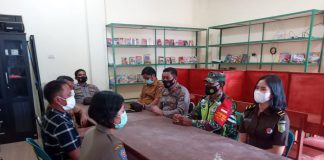 Sosialisasi Pemberlakuan Pembatasan Kegiatan Masyarakat Mikro (PPKM) Desa Kuta Galoh Kecamatan Tigabinanga Tampak Unsur Furkupimcam mengadakan sosialisasi PPKM Desa Kuta Galoh