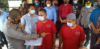 Hitungan Jam, Polres Tanjung Balai Ciduk Pelaku Pembunuhan Kapolres Tanjung Balai, AKBP Putu Yudha Prawira saat melakukan konferensi pers pengungkapan kasus pembunuhan, Kamis 18