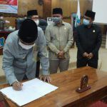 Bupati Teken Nota Kesepakatan Rancangan Awal RPJMD Bersama DPRD