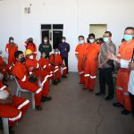 Muhammad Rudi Tinjau Vaksinasi di Perusahaan Galangan Kapal