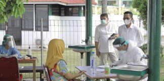 Dikarantina di Asrama Haji, 28 Pasien OTG Sembuh Sebanyak 28 pasien Covid-19 tanpa gejala (Orang Tanpa Gelaja/ OTG) dinyatakan sembuh.