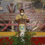 Wahdi Monitoring Lomba Kelurahan Tingkat Provinsi Lampung Tahun 2021 di Rejomulyo Wahdi, memberikan ucapan selamat datang kepada tim monitoring Lomba Kelurahan Tingkat Provinsi Lampung