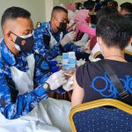 Lanud Hang Nadim Batam Gelar Serbuan Vaksinasi di UIB
