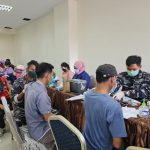 Tekan Penularan COVID-19, TNI AL Batam Bersama Dinkes Gencar Gelar Vaksinasi