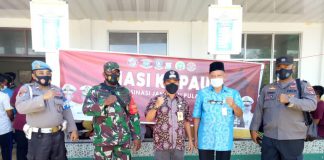 Nasi Kapau, Kapolsek Galang Tinjau Vaksinasi di Kecamatan Galang Kapolsek Galang AKP Herman Kelly kembali melakukan peninjauan Pelaksanaan Program Nasi Kapau bertempat di Pulau Nguan dan Pulau Subang