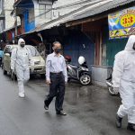 Cegah Penyebaran Covid-19, Polsek Tanjungpinang Kota Lakukan Penyemprotan Cairan Disinfektan Polsek Tanjungpinang Kota Lakukan Penyemprotan Cairan Disinfektan