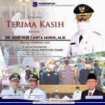 Bupati dan Wakil Bupati Tanjab Barat Ucapkan Terima Kasih Kepada PJ Gubernur Jambi Ucapan Terima kasih kepada Pj Gubernur Jambi, Dr Hari Nur Cahya Murni, M.Si